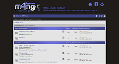 Desktop Screenshot of forum.m4ng.fr