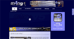 Desktop Screenshot of m4ng.fr